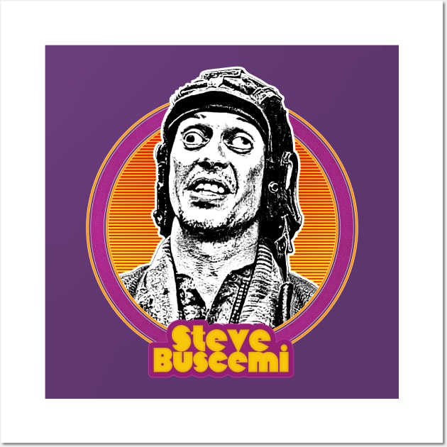 Steve Buscemi // Retro Fan Art Design Wall Art by DankFutura